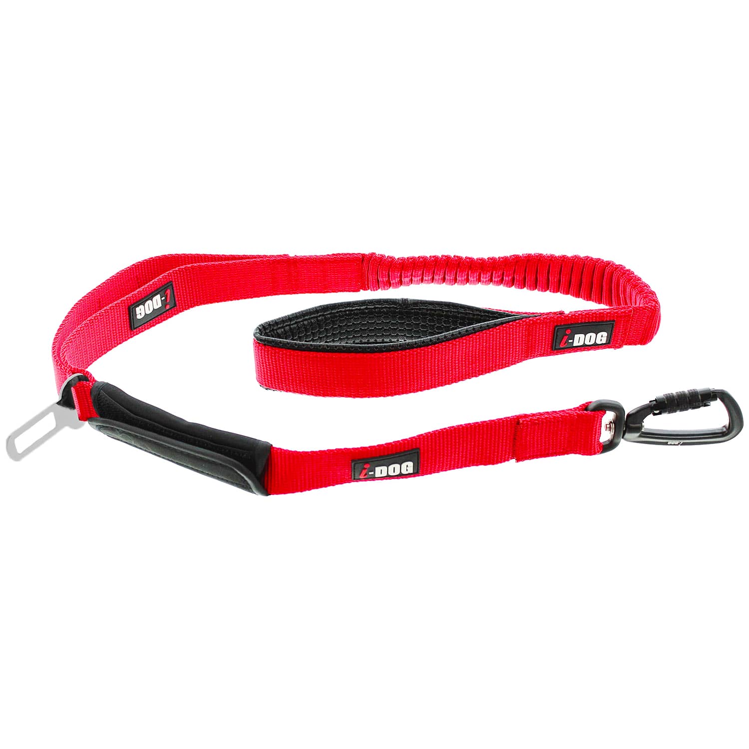 Laisse Confort Pro-Max rouge I-DOG
